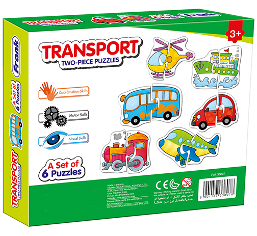 Transport 2-Piece Puzzles